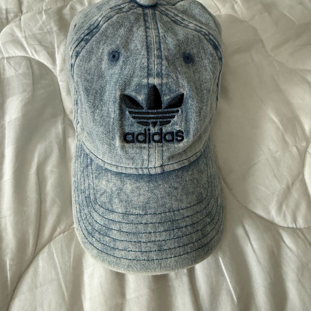 Adidas Kids Light Blue Denim Hat